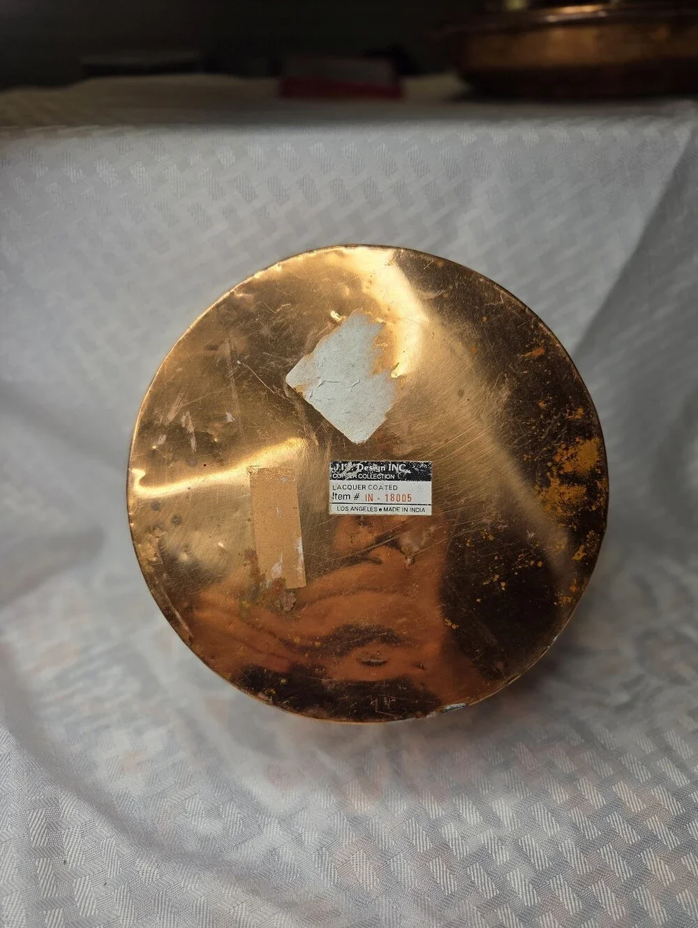 Vintage J.I. Design Inc. Copper & Brass Planter Bowl / Ice Bucket 7
